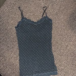 Polka dot tank top